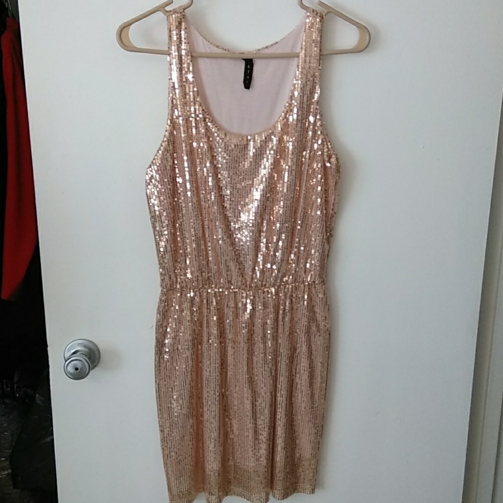 Sparkly party dress.