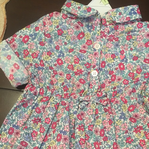 Little flower dress with flower headband - Picture 2 of 3