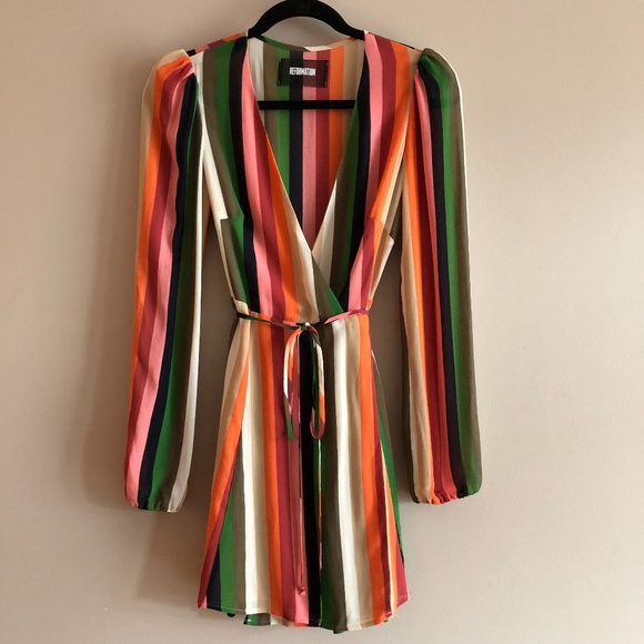 ❌SOLD❌ NWOT Reformation Polk Dress - Picture 5 of 7