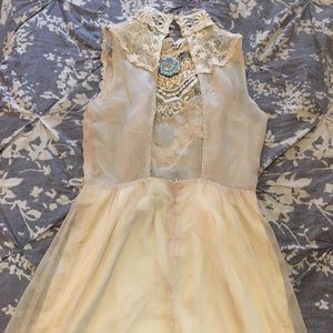 BOHO SHEER DRESS NWOT