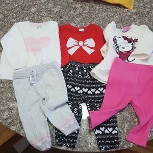 Lot of baby girl clothes 6months