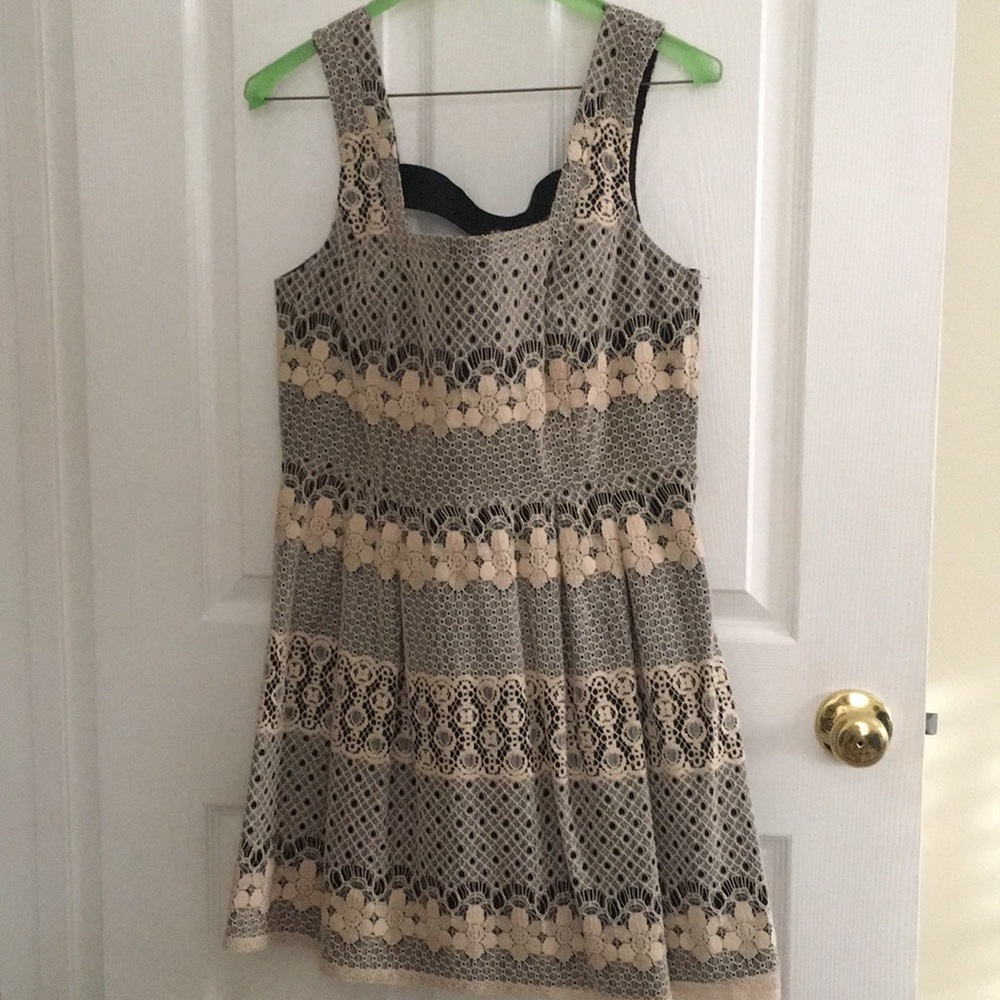 Nordstrom Nude Lace Cocktail Dress