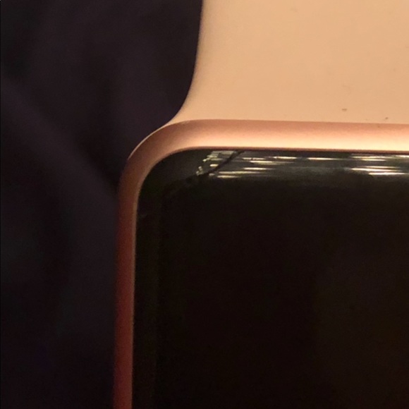 Rose gold Apple Watch series 1