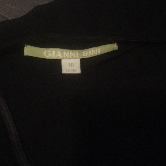 Gianni Bini Black sequin & sheer LBD - Picture 6 of 6