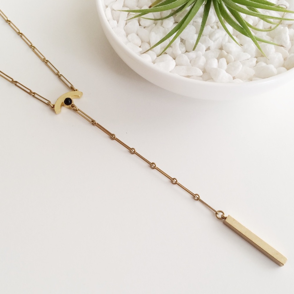 Madewell Eye Lariat Necklace