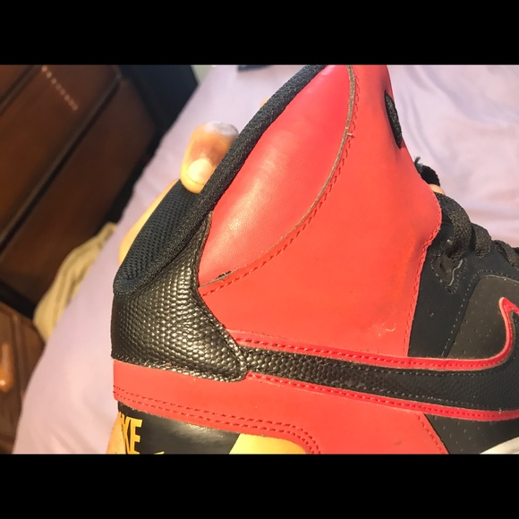 Nike Air Force High Tops. BRed, 13's - Picture 3 of 5