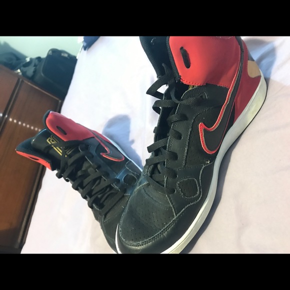 Nike Air Force High Tops. BRed, 13's - Picture 5 of 5