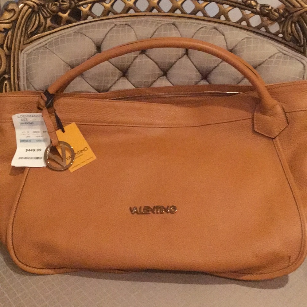 Valentino leather hobo bag