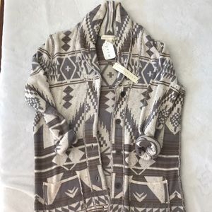 Prim Love stitch Button Down Cardigan