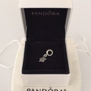 Pandora charm star (clear)