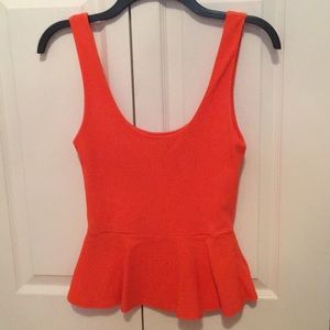 Bebe peplum top