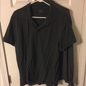 Large fitted j crew cotton polo