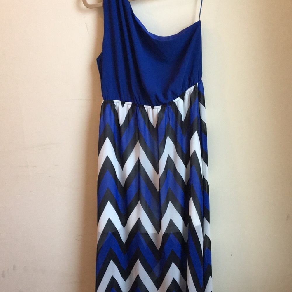 Maxi chevron dress
