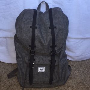 Authentic Herschel Raven Crosshatched Backpack