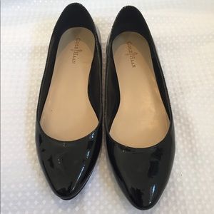 Cole haan black patent leather flats