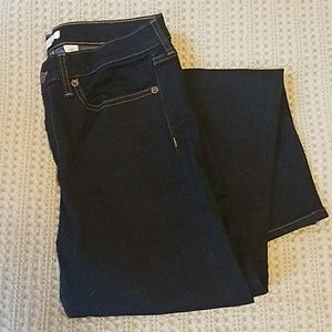 Jcrew Midrise skinnyjean dark wash