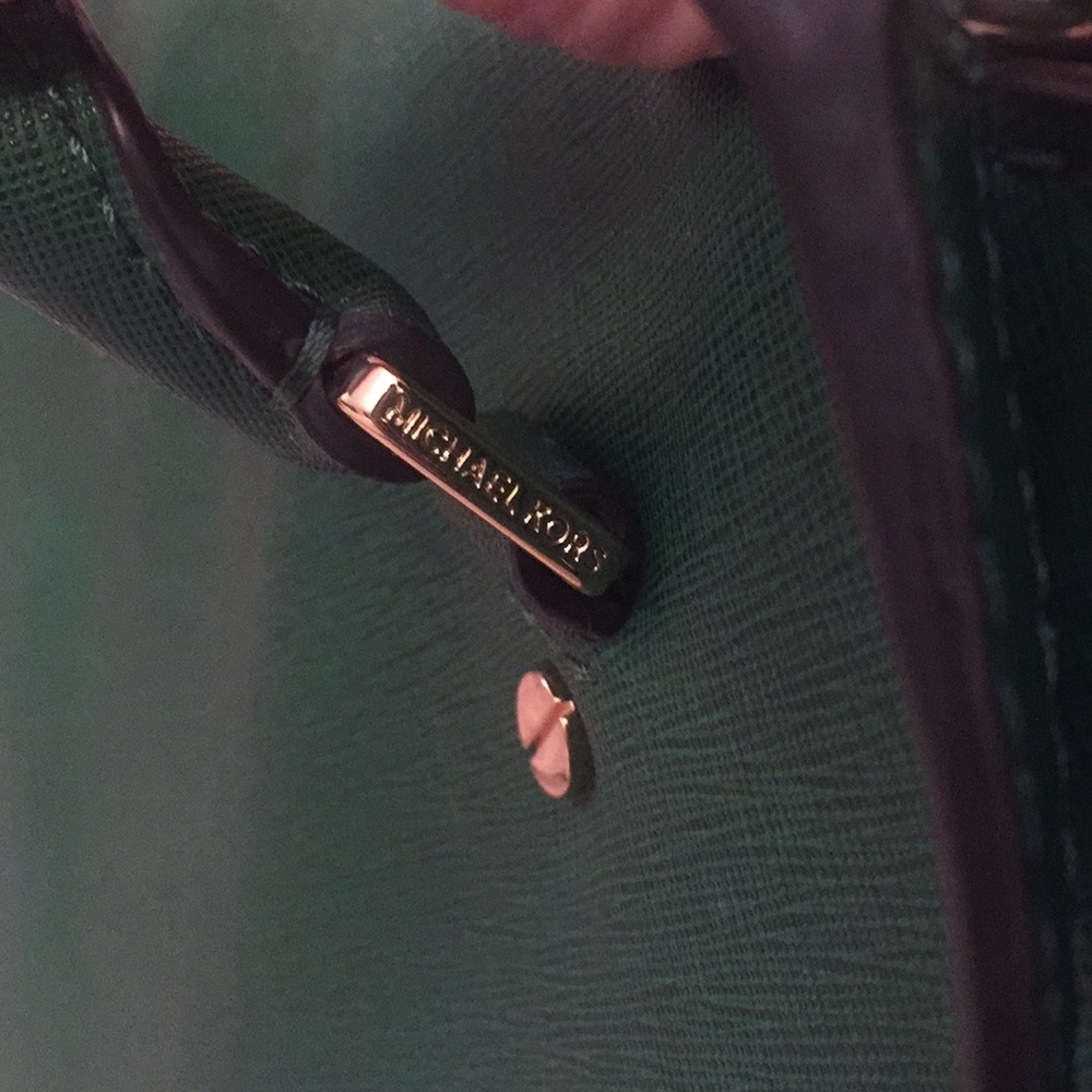 SOLD Michael Kors Large Selma Satchel Handbag Moss - Picture 5 of 8