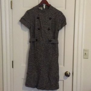 Gorgeous vintage boucle wool dress