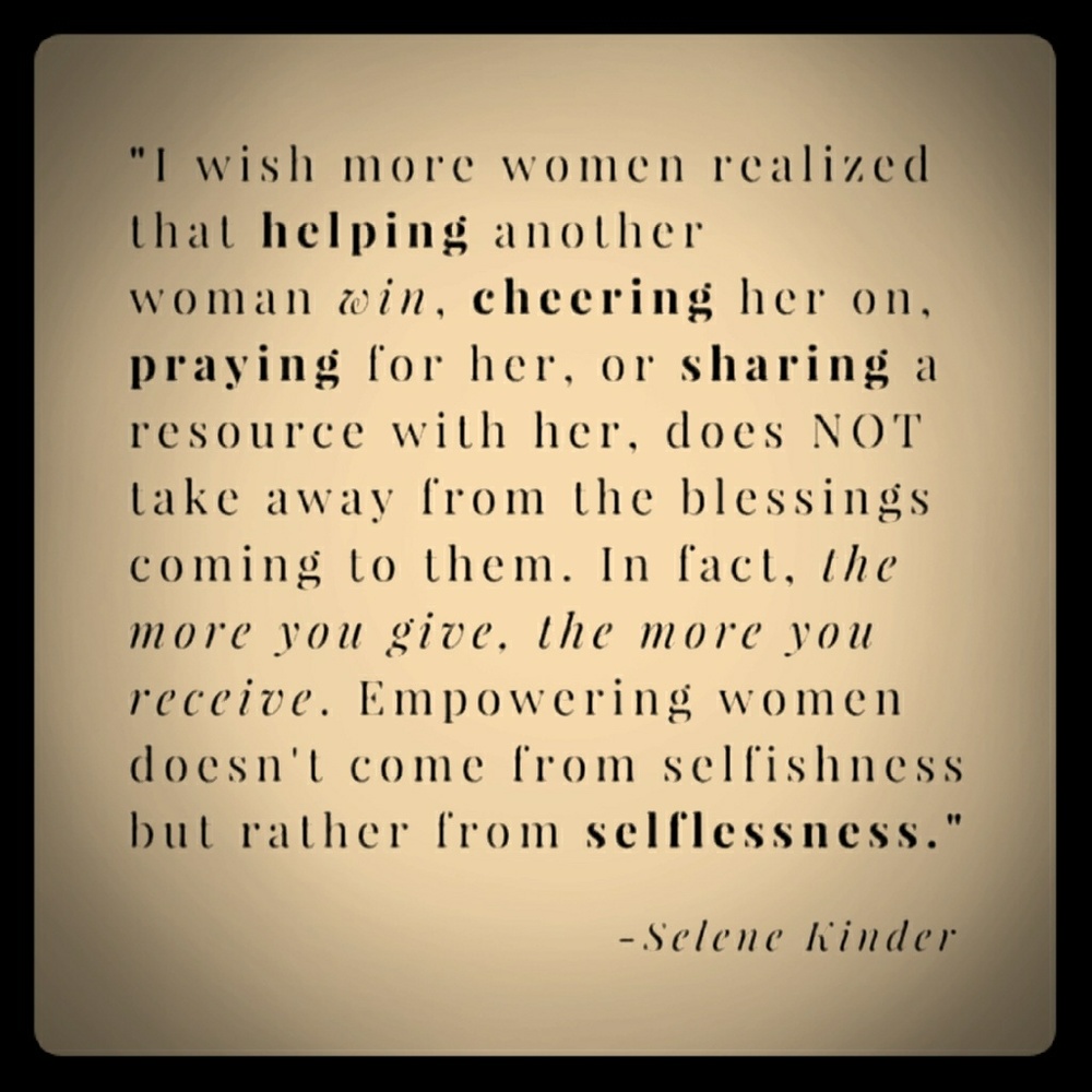 Like, share, buy! I am woman, hear me...SELL! LOL