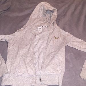 Zip up soft hoodie