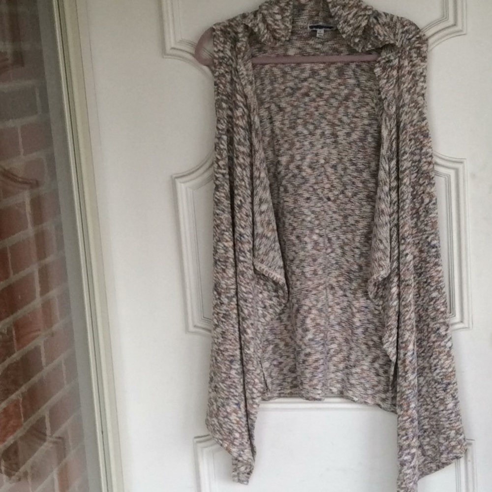 All At Once Waterfall sweater vest Size L