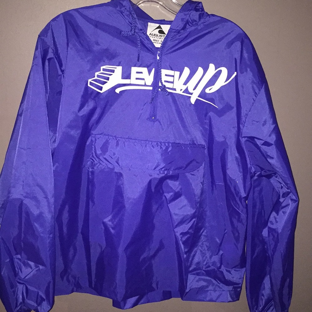 LevelUp Brand Half-zip Windbreaker
