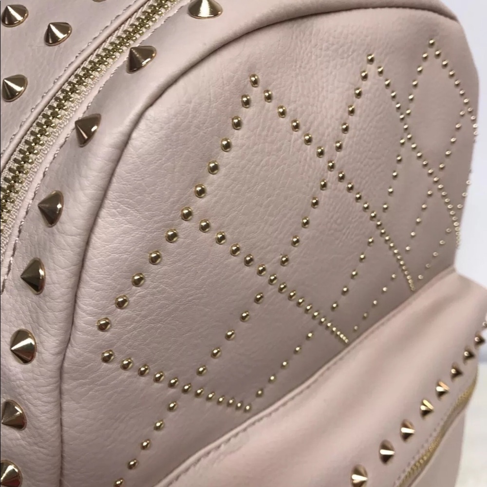 Bebe Large stoned backpack in Blush - Picture 4 of 6