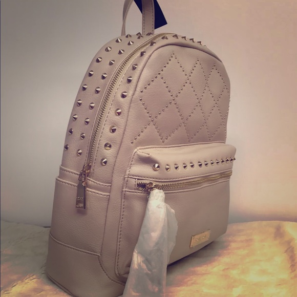 Bebe Large stoned backpack in Blush - Picture 2 of 6