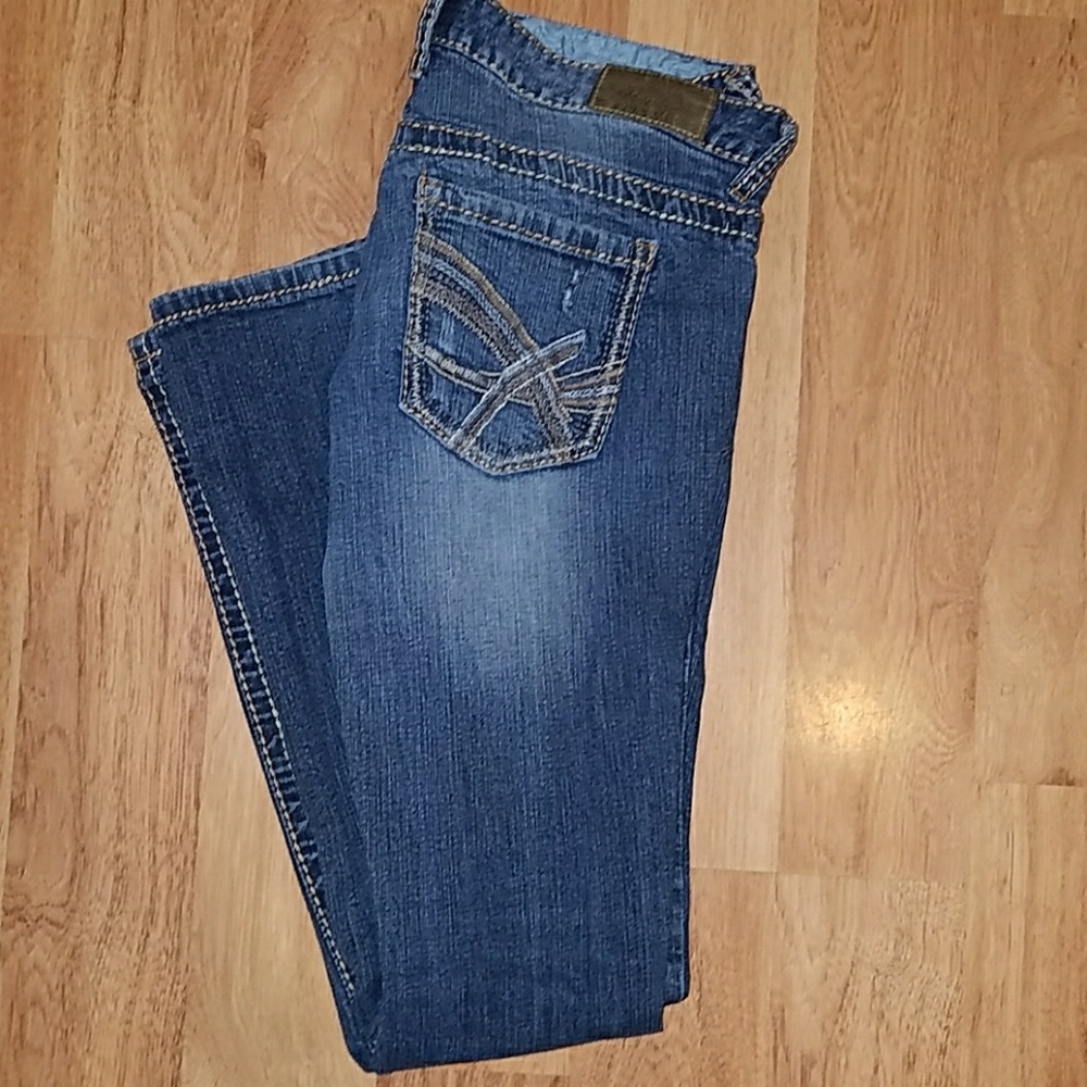 distressed jeans