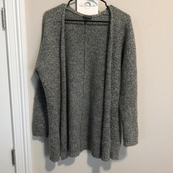 Express Sweaters - Express grey wool blend cardigan