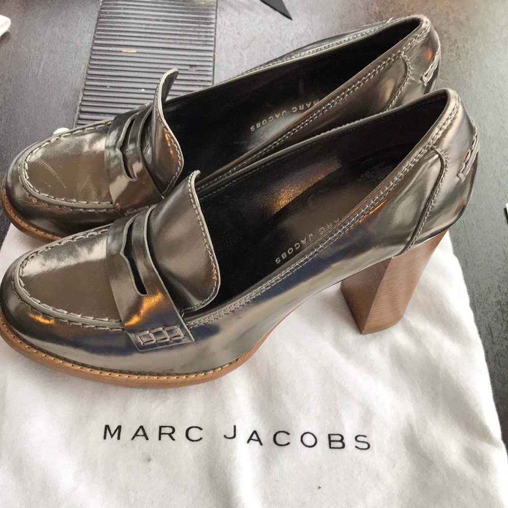 Marc by Marc Jacobs platform patent loafers
