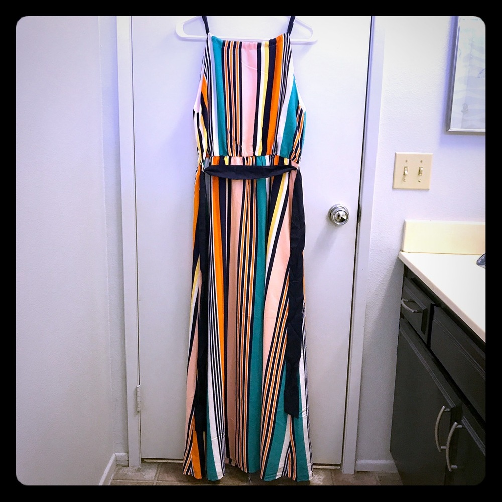 Striped Maxi Dress