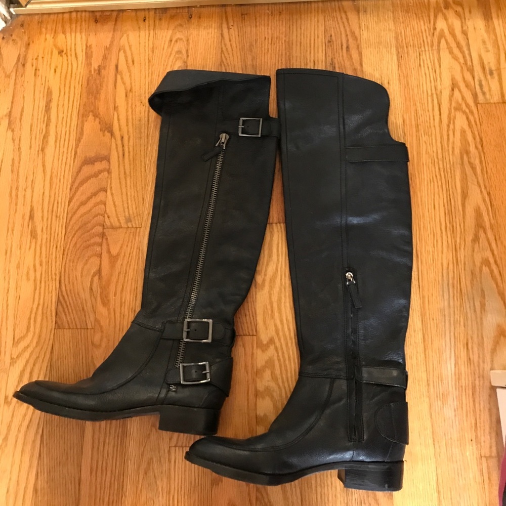 Sam Edelman long black riding boots