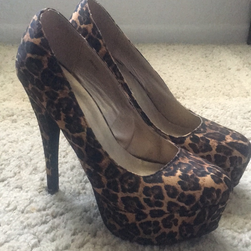 Leopard Print Heels