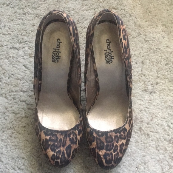 Leopard Print Heels - Picture 2 of 4