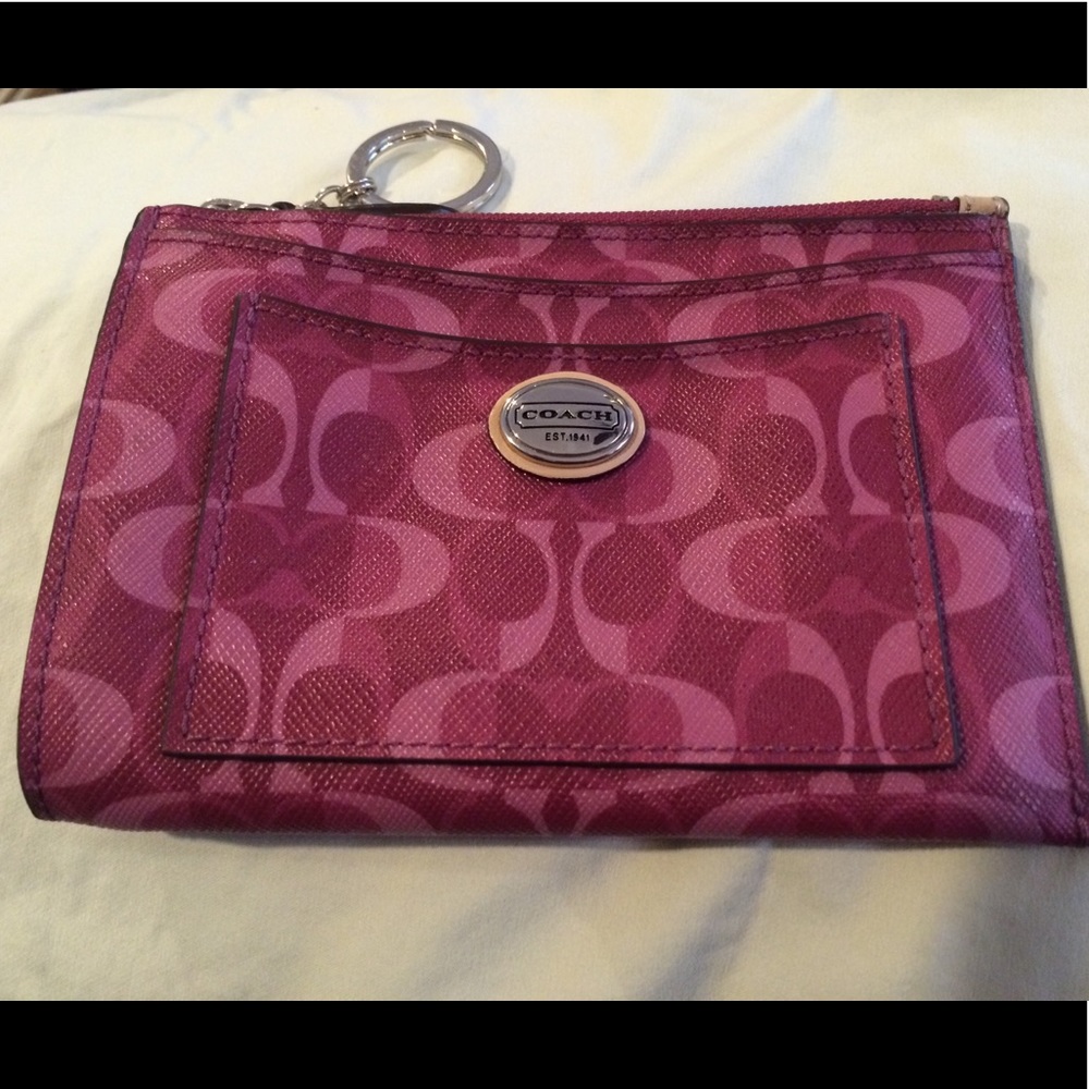 Coach Small Pink Wallet/Change Purse, NWOT