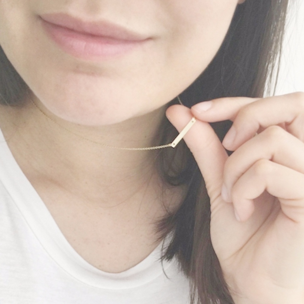 Delicate Layering Necklace - 24K coated - Picture 4 of 6