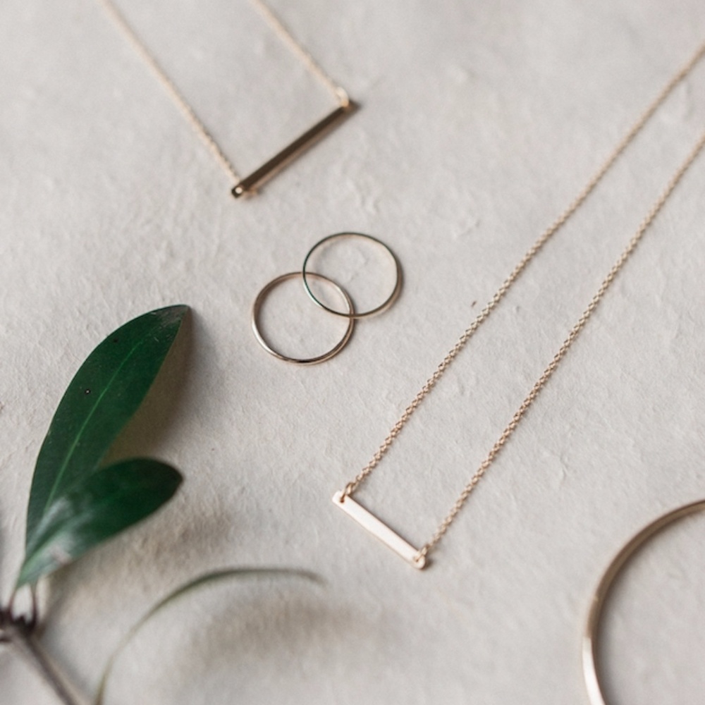 Delicate Layering Necklace - 24K coated - Picture 3 of 6