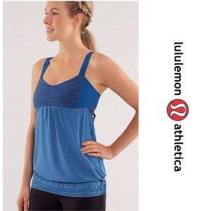 Lululemon back on track tank blue