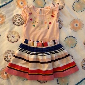 Kate Spade skirt and top 18 mos