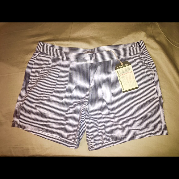 Toad&Co (Horny Toad) Seersucka Shorts Women's 12 - Picture 2 of 5