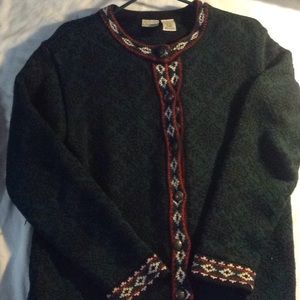 LL Bean Holiday Sweater 100% Cotton women's small