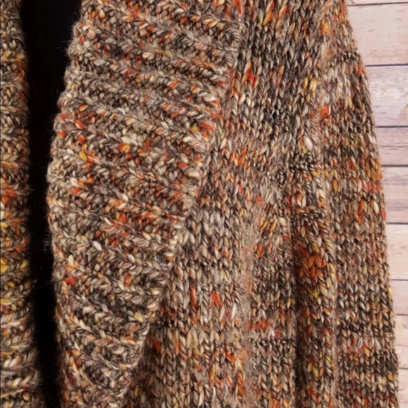 Talbots Chunky Cable Knit Open Front Sweater - Picture 4 of 8