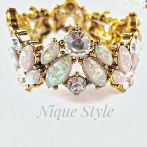 Faux Fire Opal Bracelet