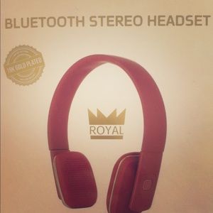 Pro Royal Stereo Headphones 18k gold plated 4.1ver