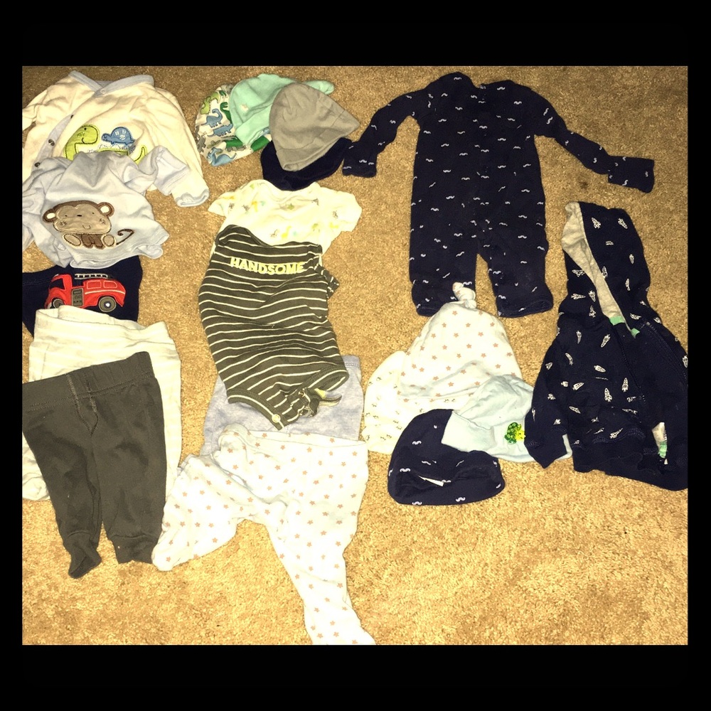 Baby boy newborn bundle