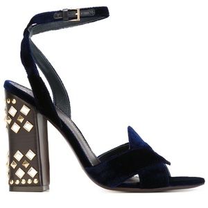 Tory Burch Bowood Velvet Sandal size 9