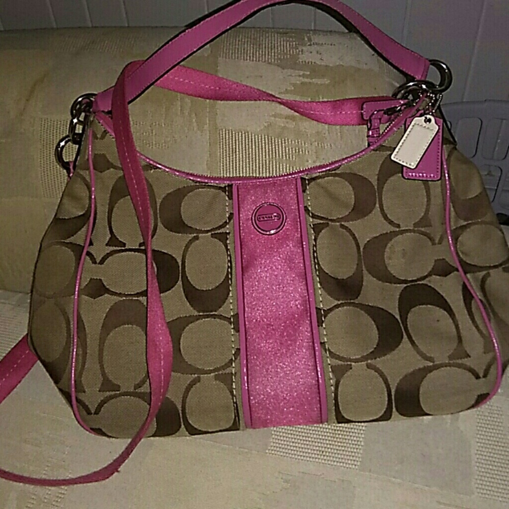 Crossbody HOBO style COACH purse