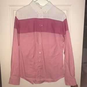 Banana Republic women’s button down ombré pink