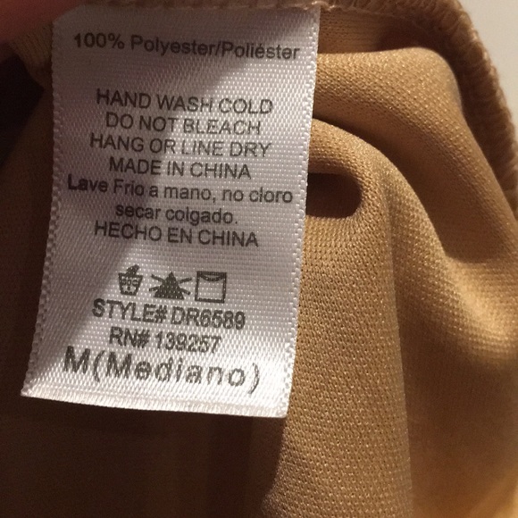 Stripe High-Low Strapless Dress - Picture 5 of 8